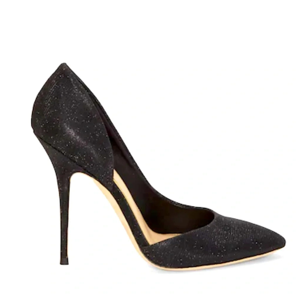Imagine Vince Camuto Orre Black Metallic Shimmer Pump. Size 7.5. NWT
